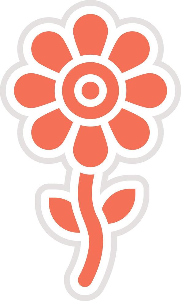 Flower Icon Design Illustration vector