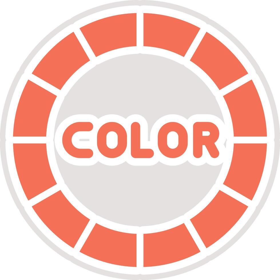 Color Icon Design Illustration vector