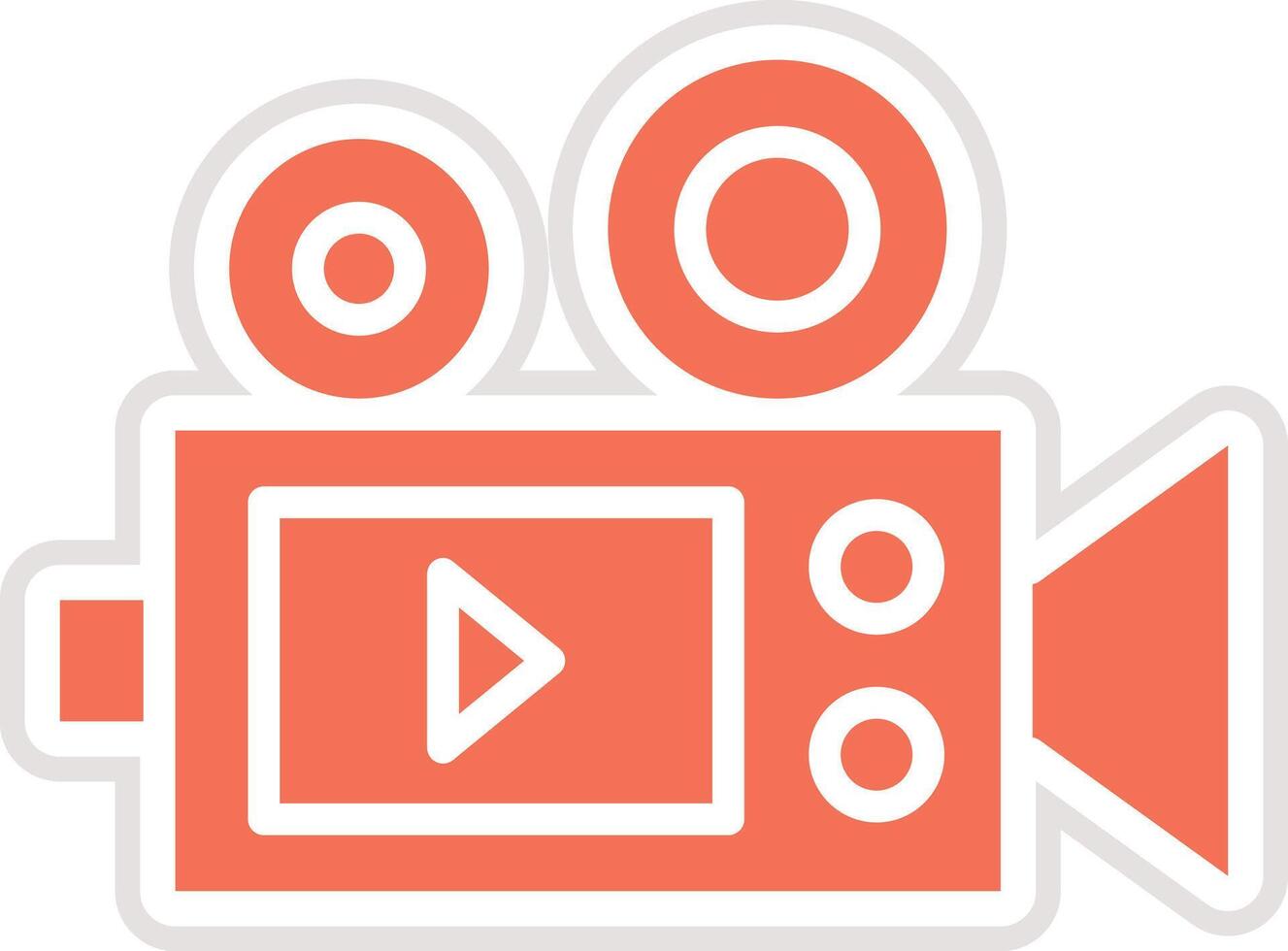 Camera record Icon Design Illustration vector
