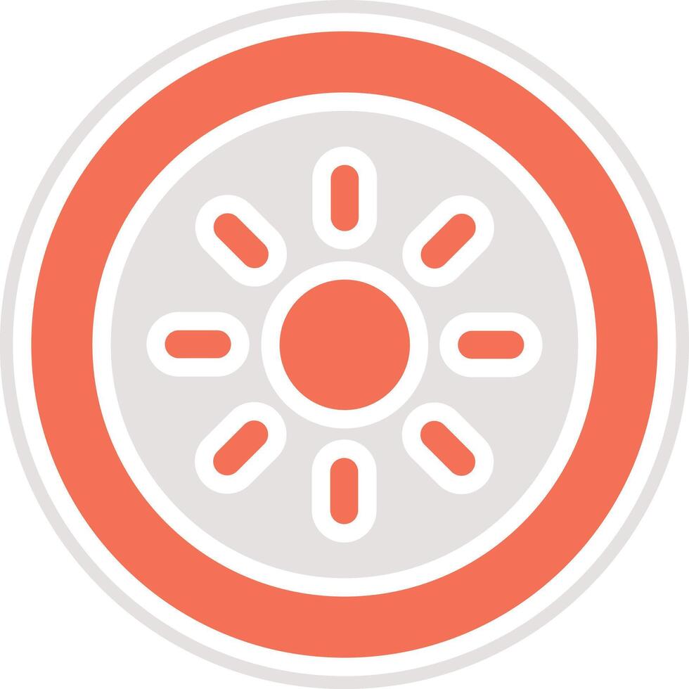 Brightness Icon Design Illustration vector