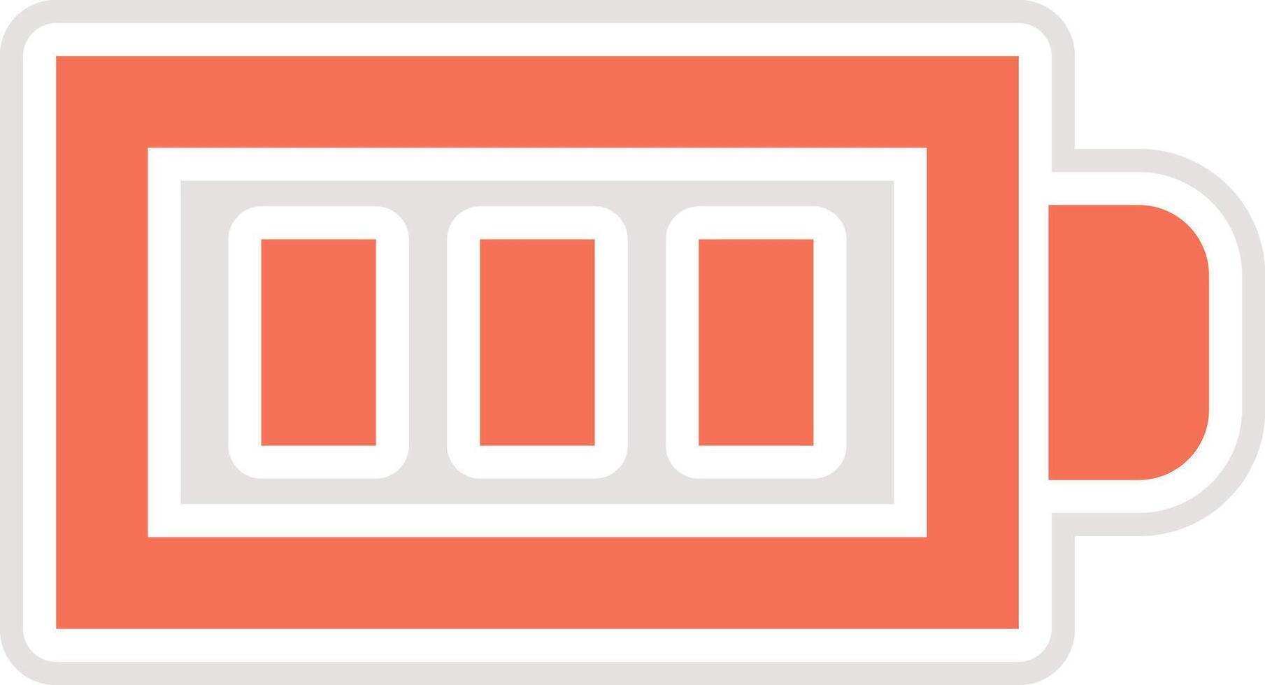 Battery Icon Design Illustration vector