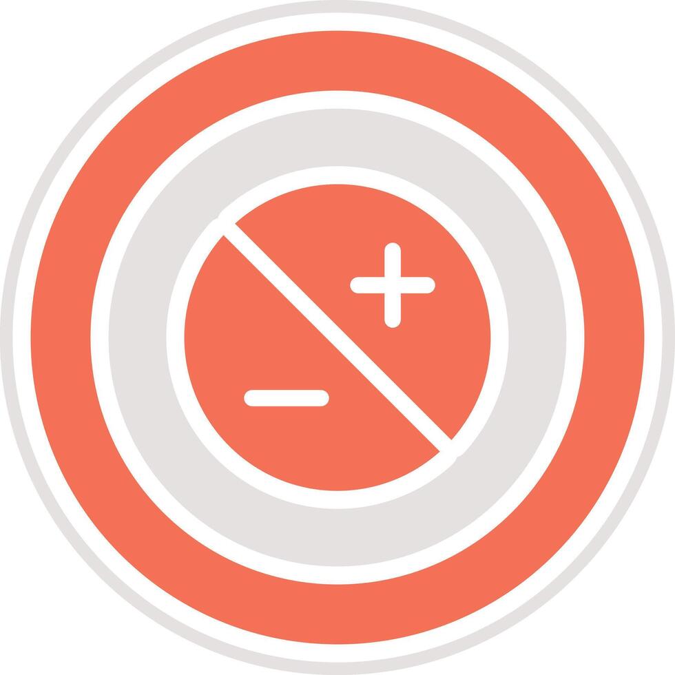 Black and white Icon Design Illustration vector