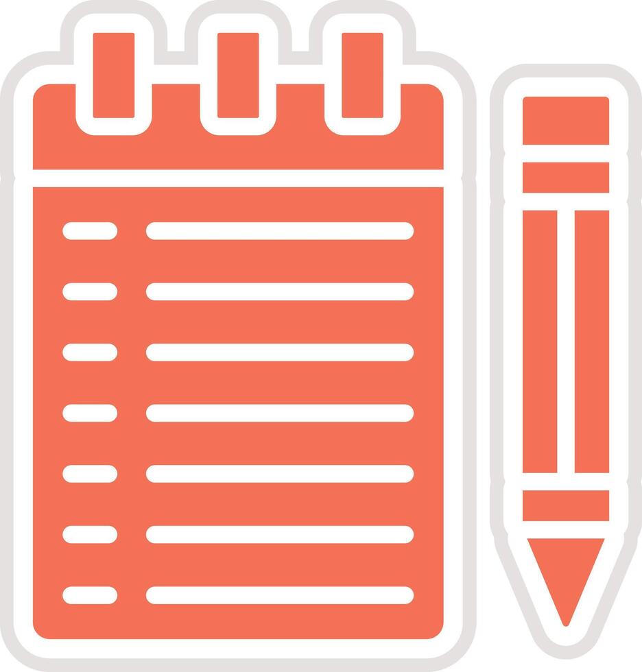 Notebook Icon Design Illustration vector