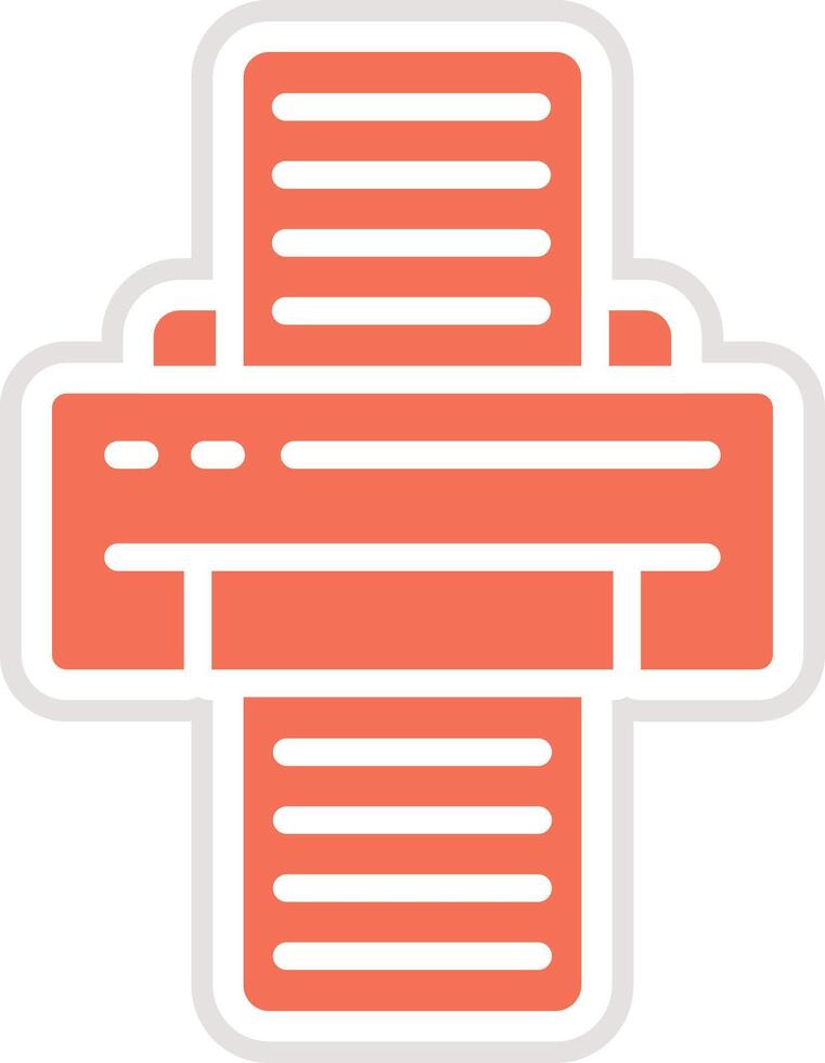 Printer Icon Design Illustration vector