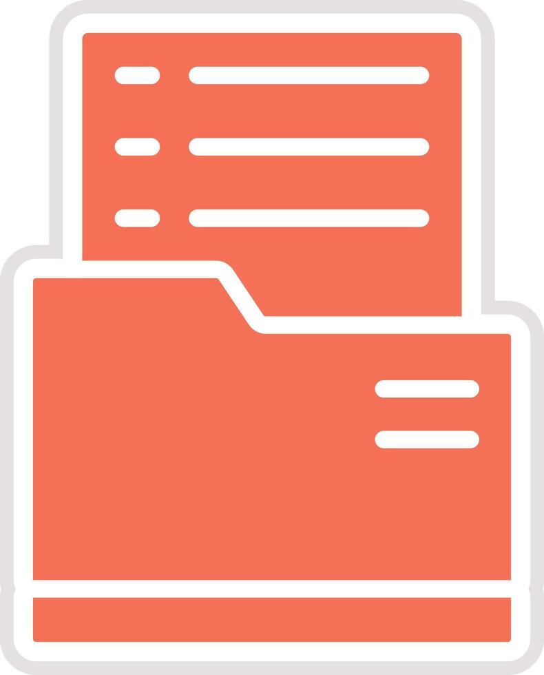 Dossier Icon Design Illustration vector