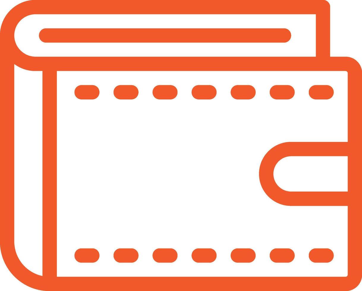 Wallet Icon Design Illustration vector
