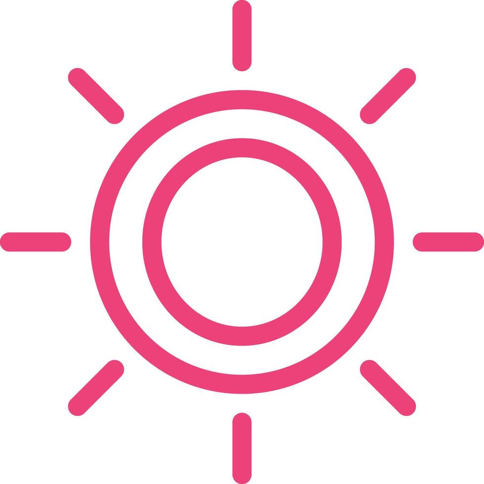 Brightness Icon Design Illustration vector