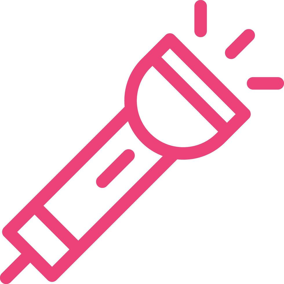 Torch Icon Design Illustration vector