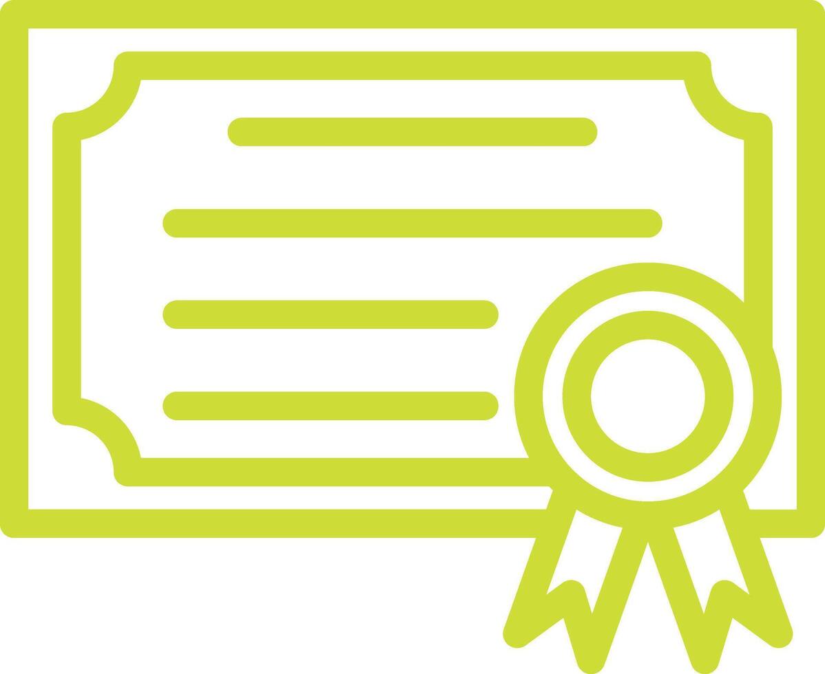 Certificate Icon Design Illustration vector