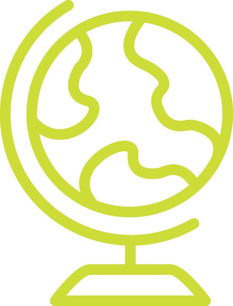 Globe Icon Design Illustration vector