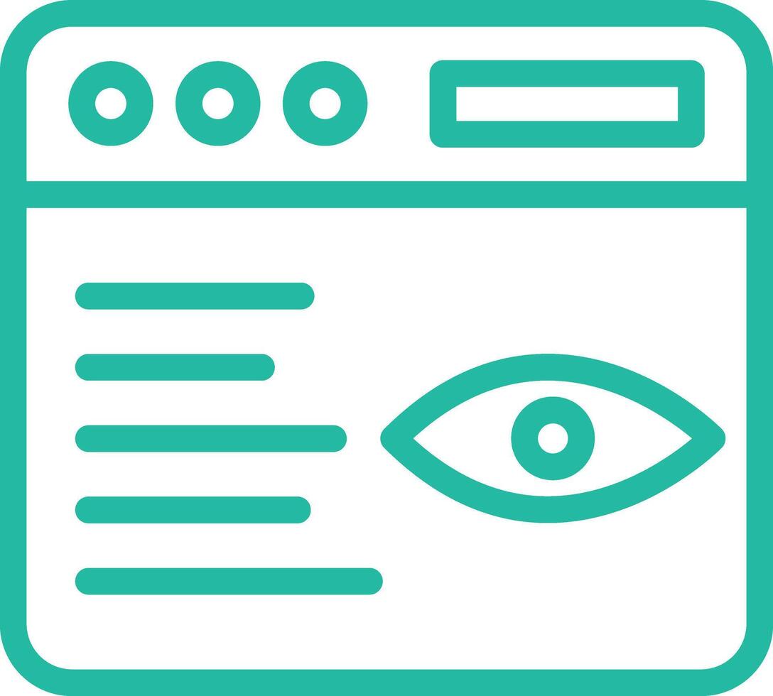 Impression Icon Design Illustration vector