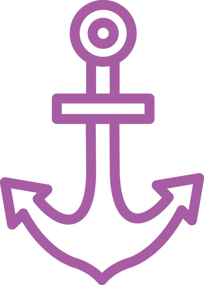 Anchor Icon Design Illustration vector
