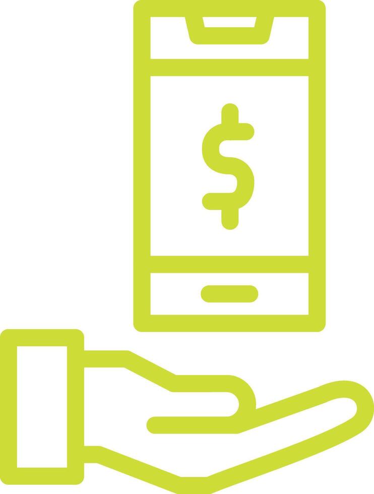 Mobile Banking Icon Design Illustration vector
