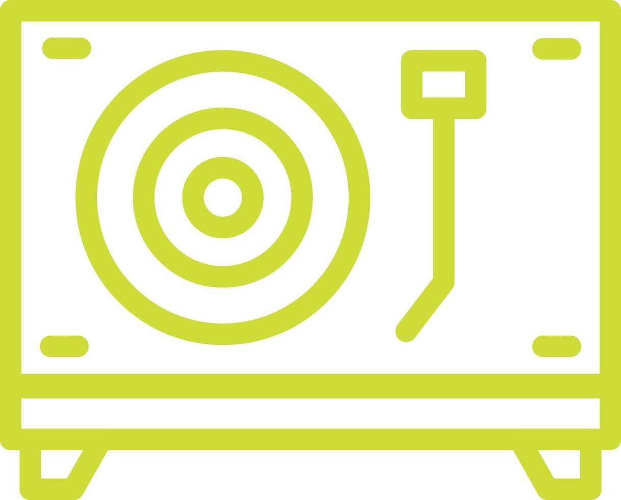 Turntable Icon Design Illustration vector
