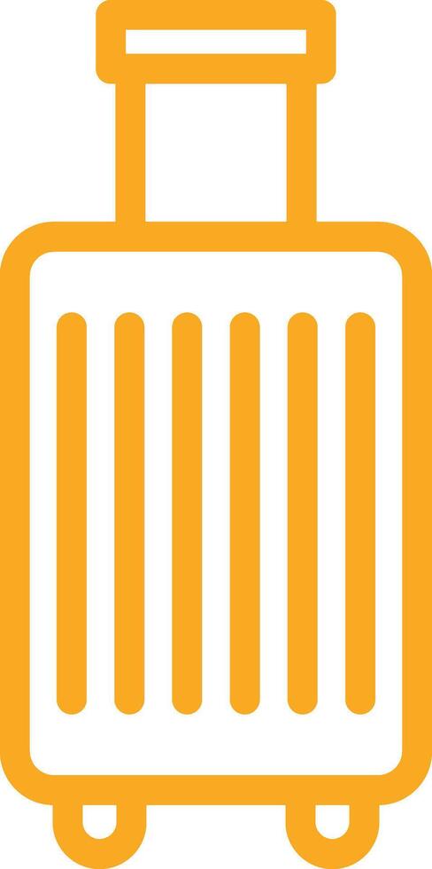 Suitcase Icon Design Illustration vector