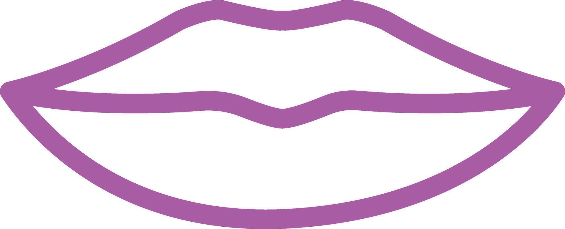 Lips Icon Design Illustration vector