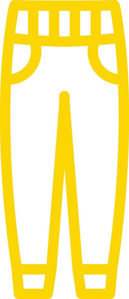 Trouser Icon Design Illustration vector