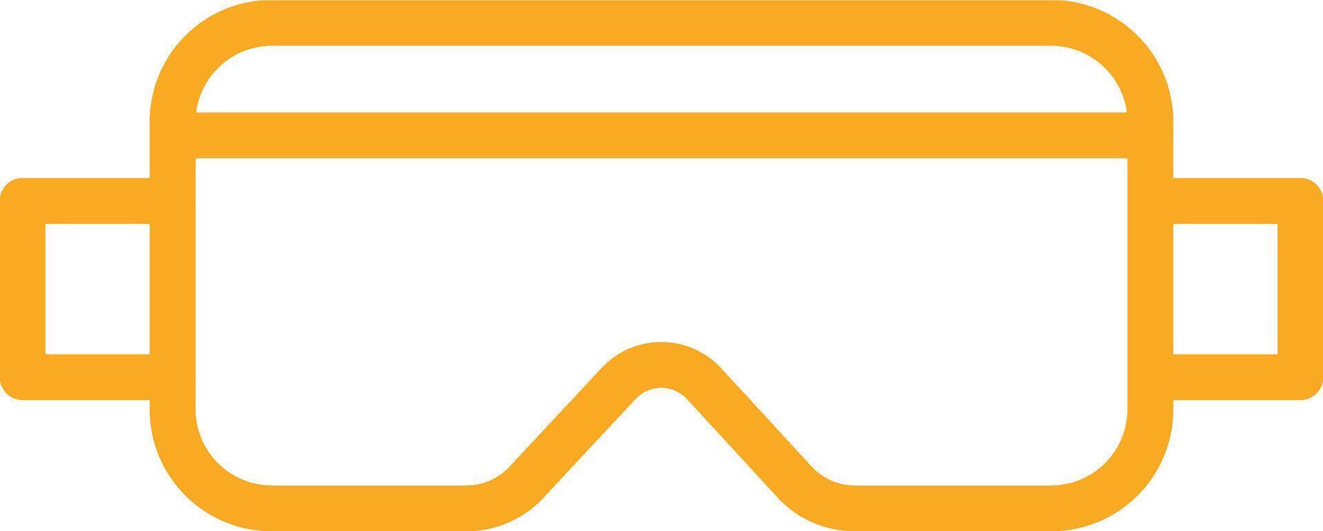 Goggle Icon Design Illustration vector