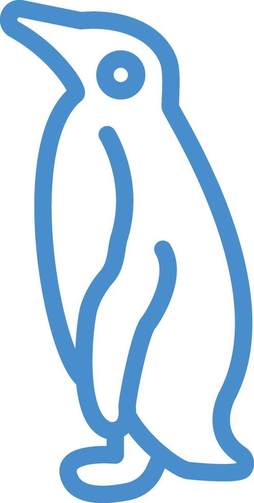 Penguin Icon Design Illustration vector