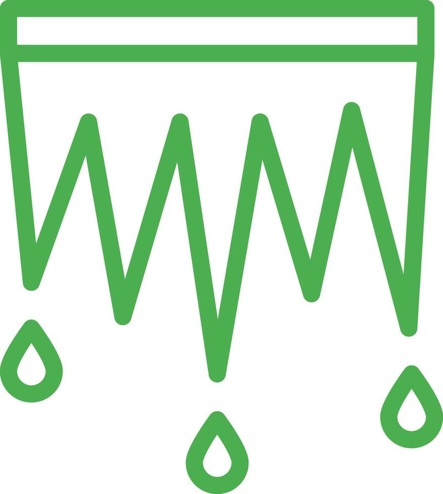 Icicle Icon Design Illustration vector