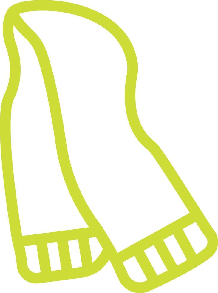 Scarf Icon Design Illustration vector