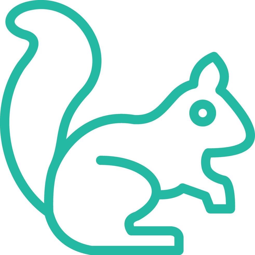 Squirrel Icon Design Illustration vector