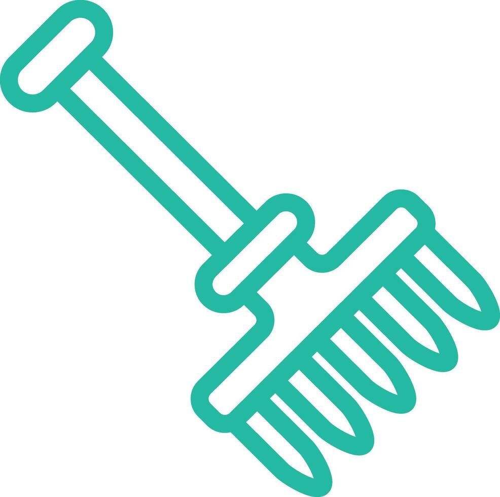 Rake Icon Design Illustration vector