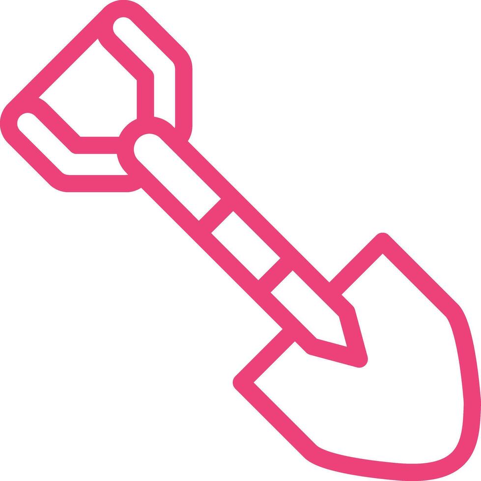 Shovel Icon Design Illustration vector