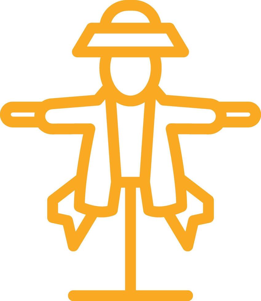 Scarecrow Icon Design Illustration vector