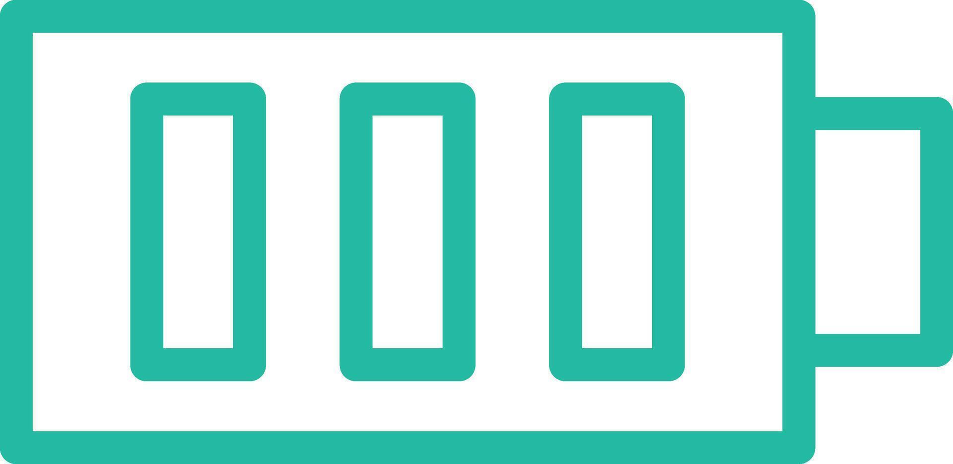 Battery Icon Design Illustration vector