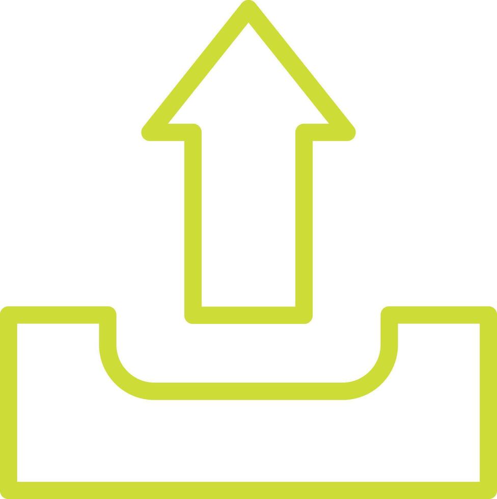 Upload Icon Design Illustration vector