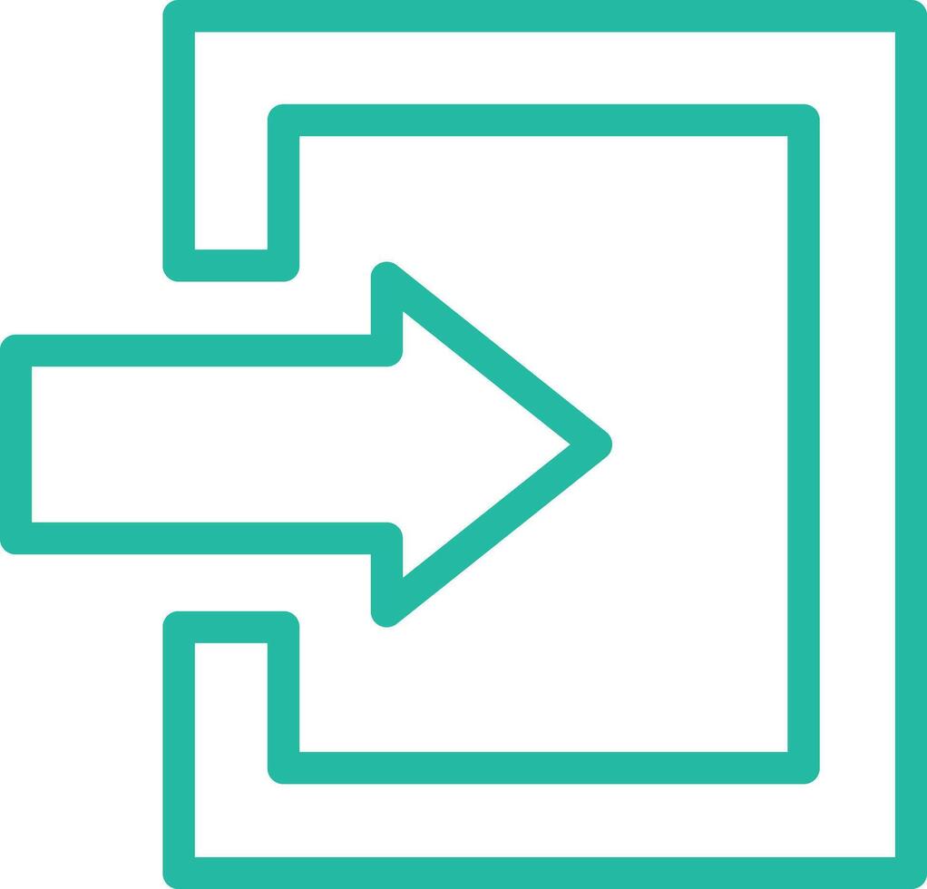 Log in Icon Design Illustration vector