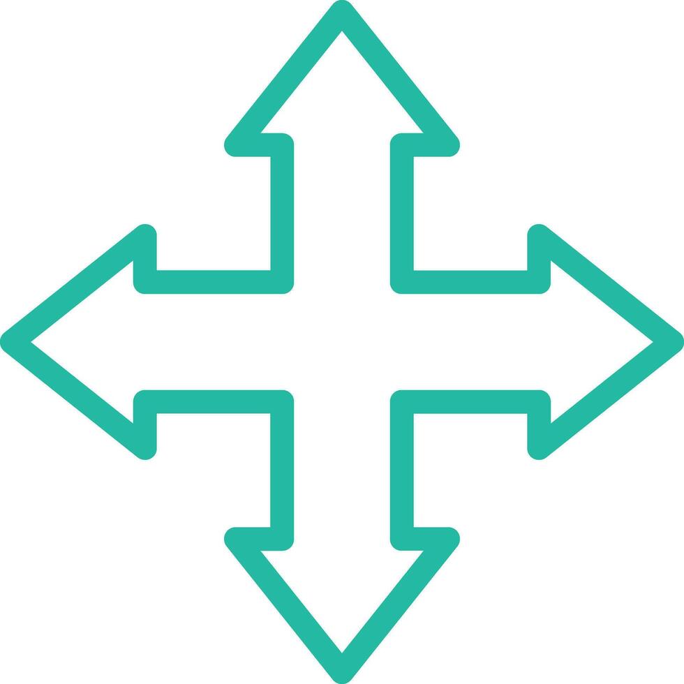 Move Icon Design Illustration vector