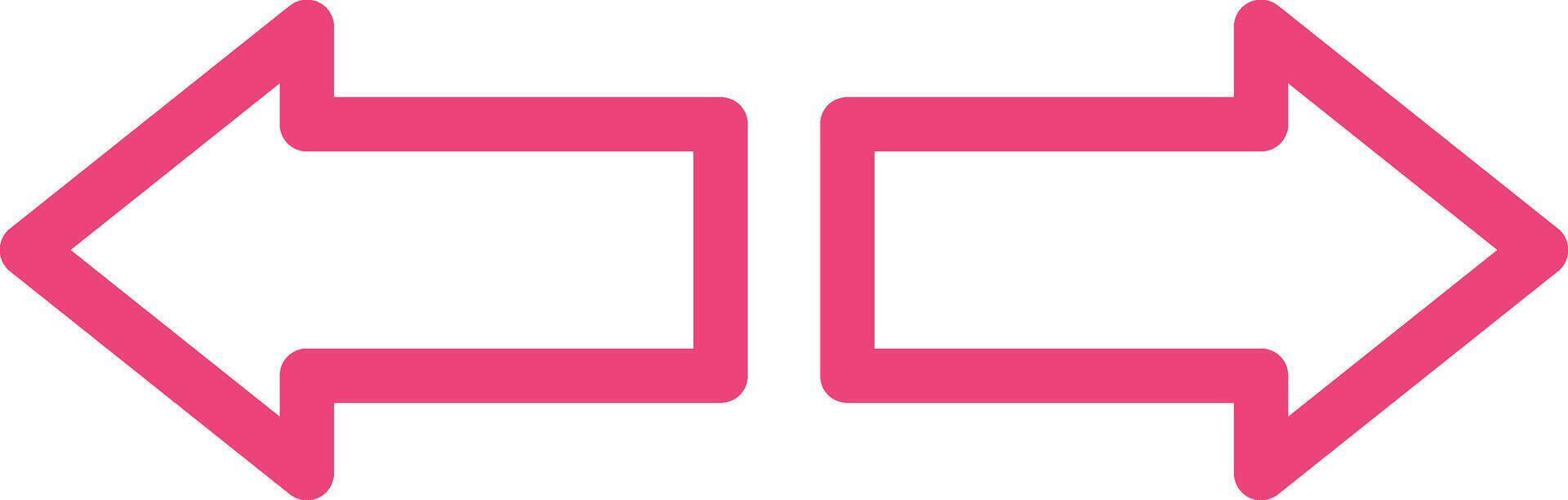 Left right Icon Design Illustration vector