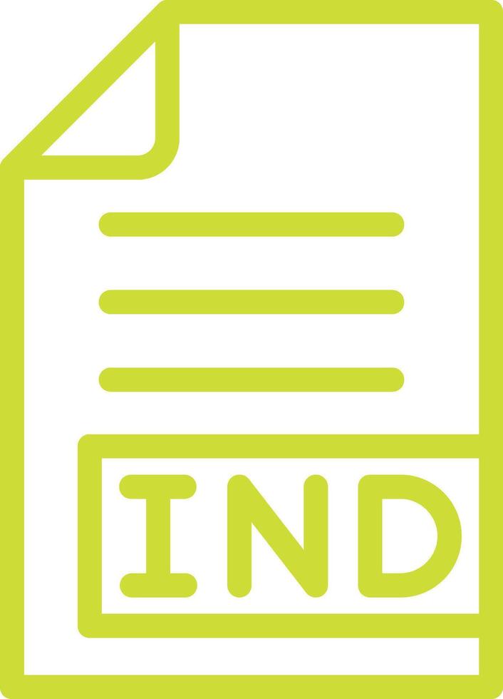 IND Icon Design Illustration vector