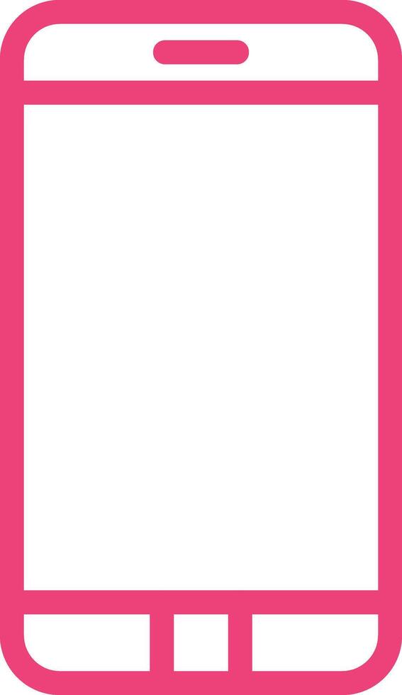 Mobile phone Icon Design Illustration vector