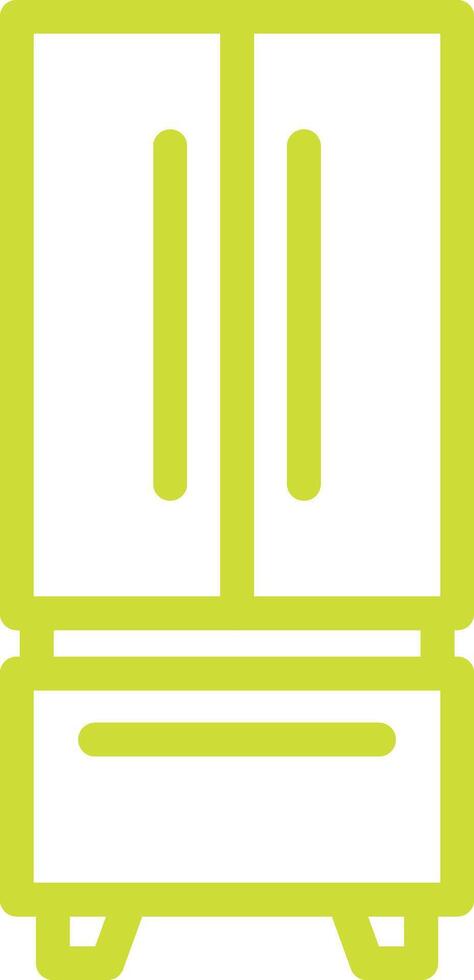 Refrigerator Icon Design Illustration vector