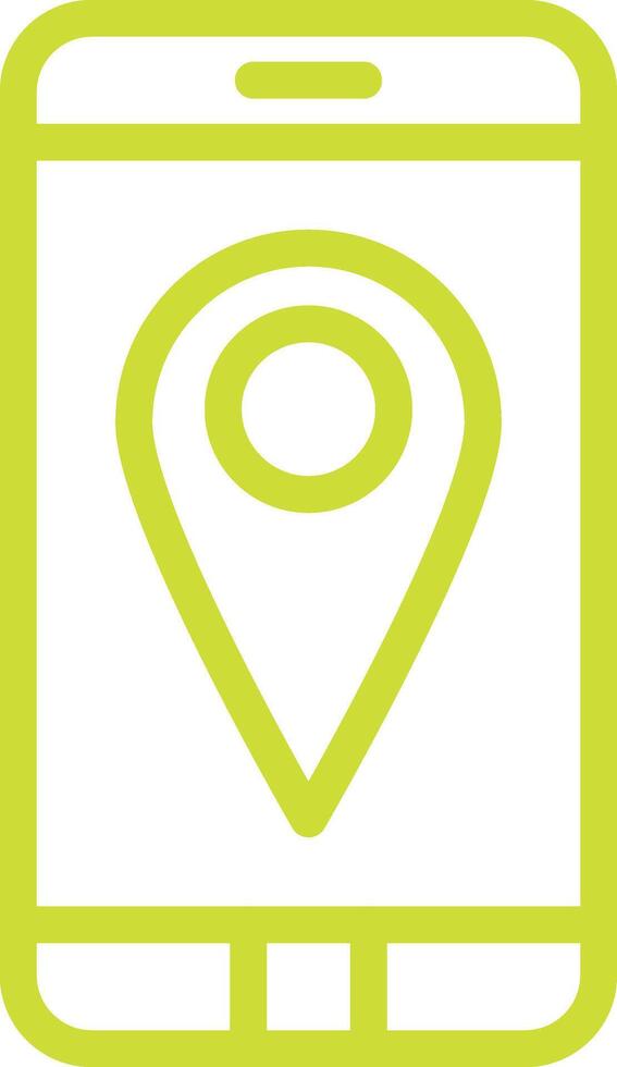 Gps mobile Icon Design Illustration vector