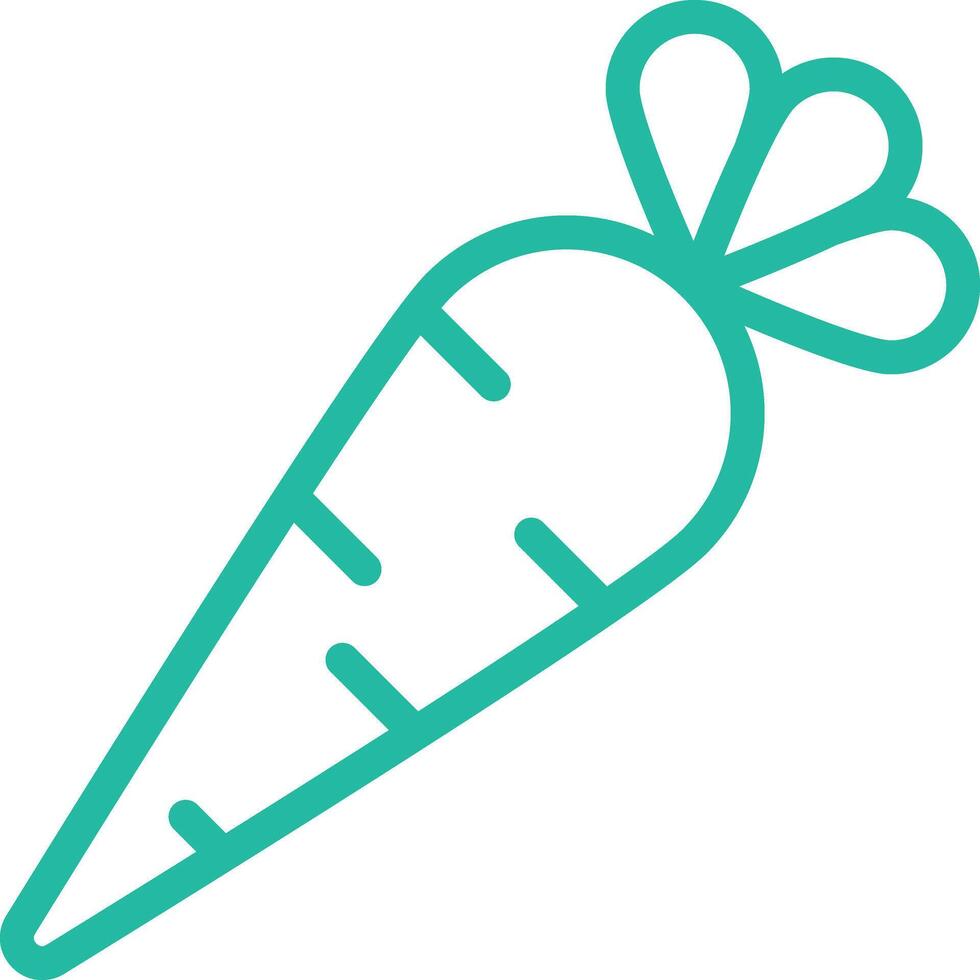 Carrot Icon Design Illustration vector