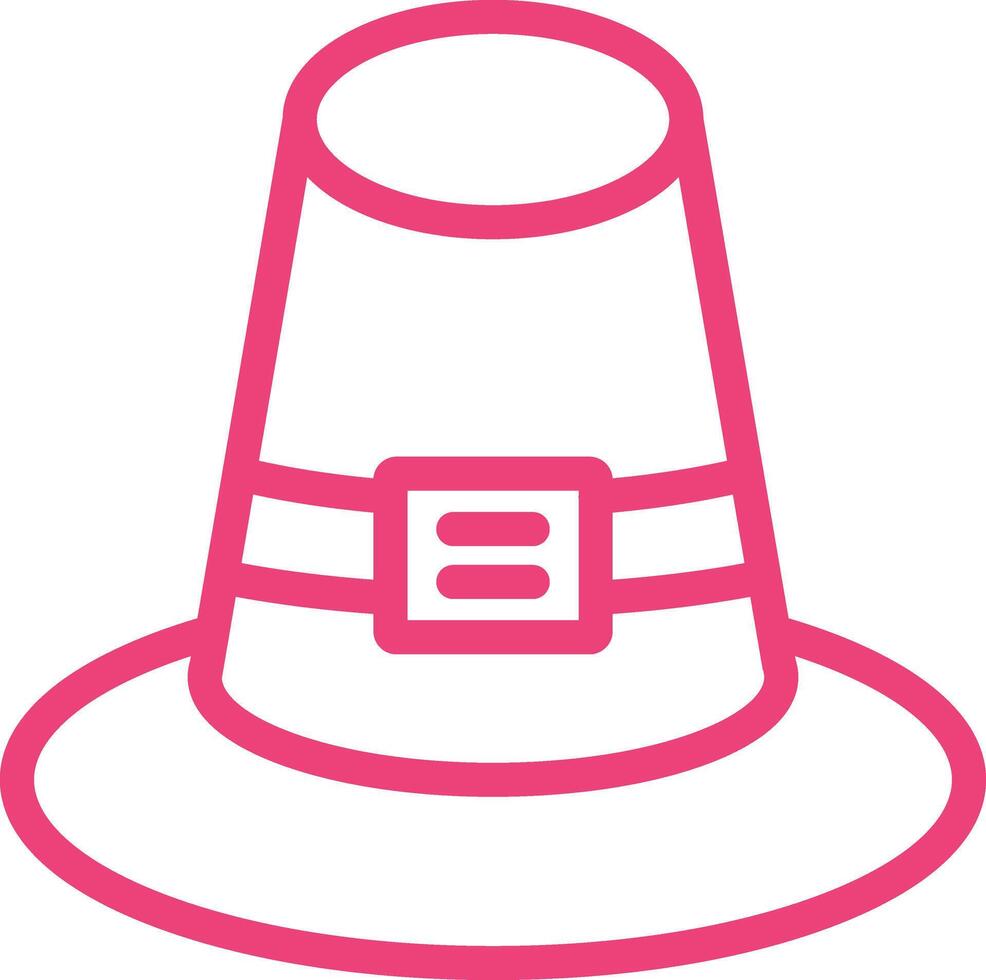Pilgrim Icon Design Illustration vector