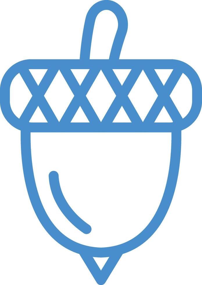 Acorn Icon Design Illustration vector