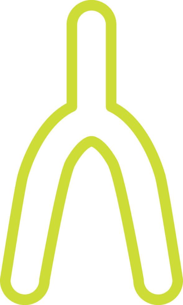 Wishbone Icon Design Illustration vector