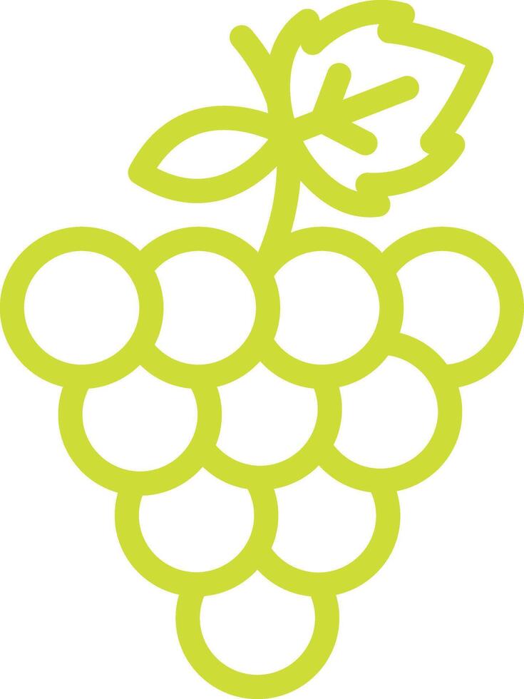 Grapes Icon Design Illustration vector