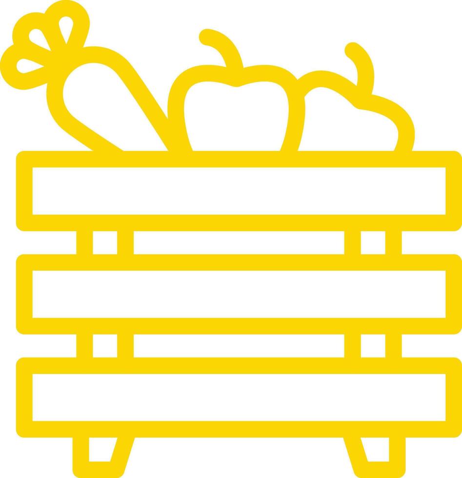 Fruit basket Icon Design Illustration vector