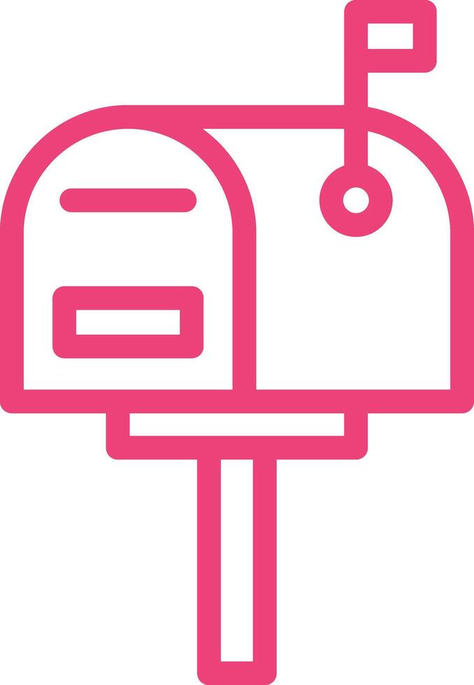 Mailbox Icon Design Illustration vector