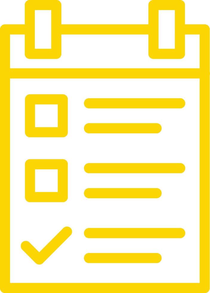 Checklist Icon Design Illustration vector
