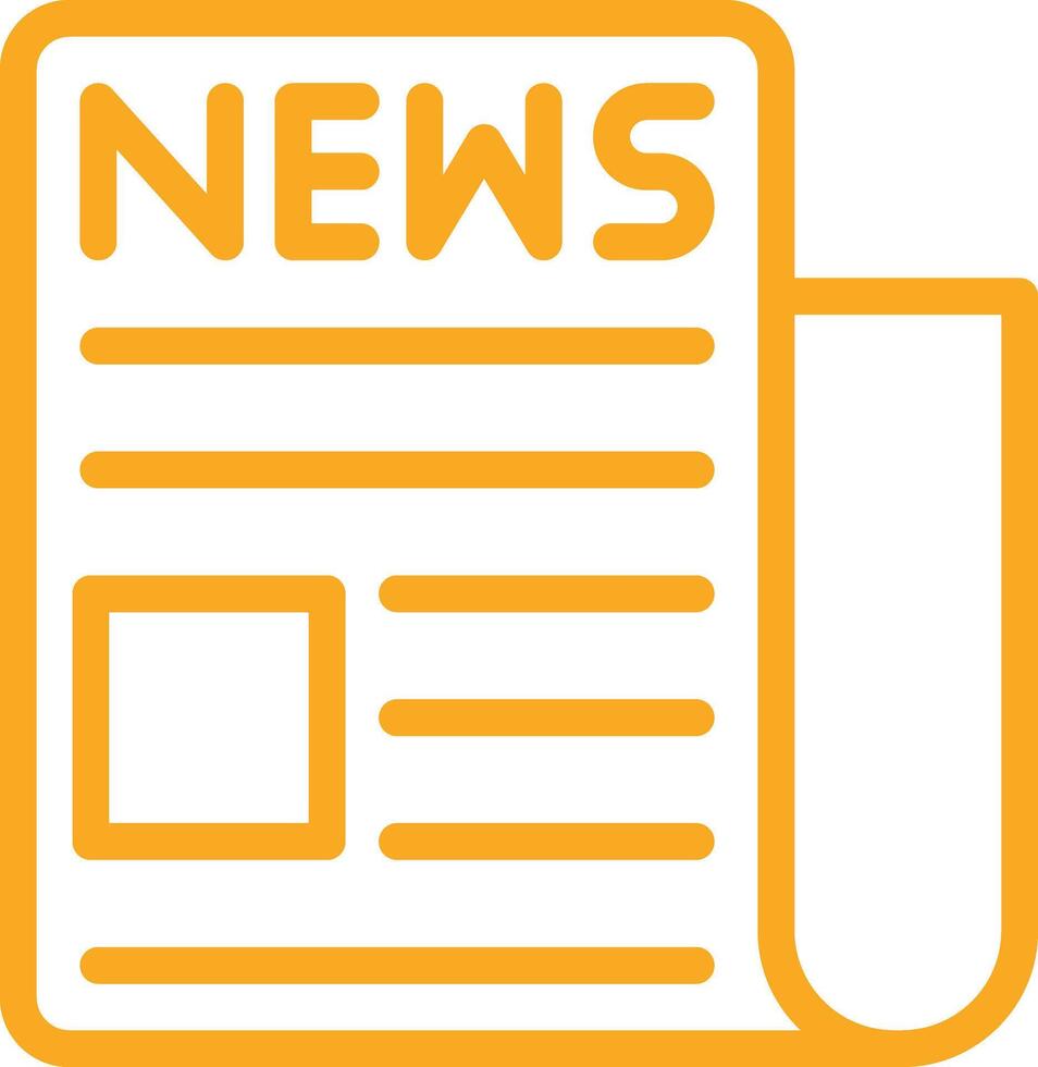 Newspaper Icon Design Illustration vector