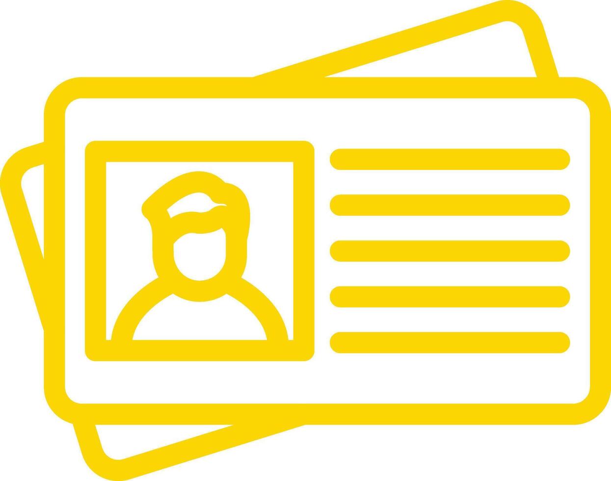 Business card Icon Design Illustration vector