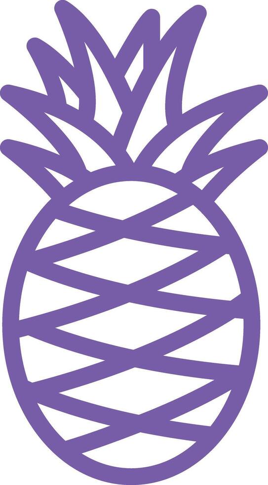 Pineapple Icon Design Illustration vector