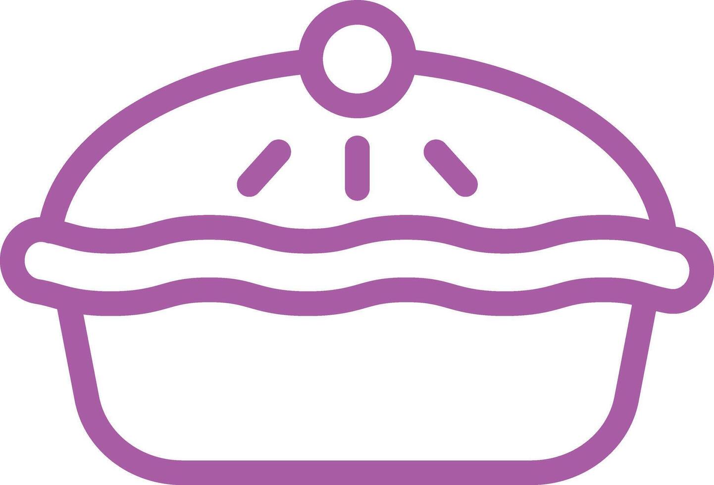 Pie Icon Design Illustration vector